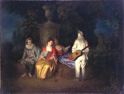 Le Quatuor - Jean Antoine Watteau